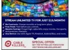 Stream unlimited TV $15 per MONTH