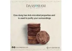 use of cow dung cake