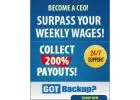 Earn with automated data backups
