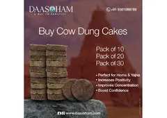 Cow Dung Cakes For Durga Puja