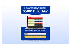 Get $500 a Day from Different Income Streams - Start Now!