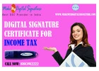 Apply digital signature certificate for income tax